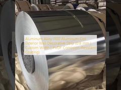 Aluminiumlegering 1100 aluminium spiraal buitenmuur decoratieve strip (0,8 mm | Aangepaste breedte | PVDF corrosiebestendige coating)
