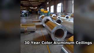 Duurzame aluminium plafondplaten, 30 jaar kleur