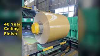 Aluminium plafondspoel, 40 jaar afgewerkt