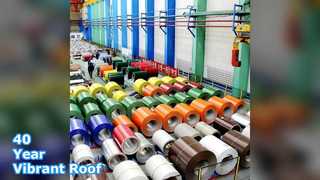 40 jaar dakpanelen PVDF aluminium spoel