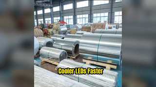 1060 aluminium spoel LED-koellichaamoplossing