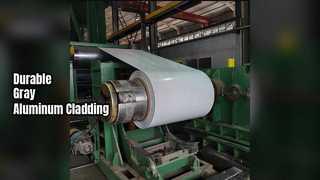 Aluminium spoel voor vliesgevels 1,2 mm grijs