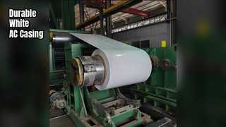 Aluminium spoel voor AC-units Duurzame witte coating