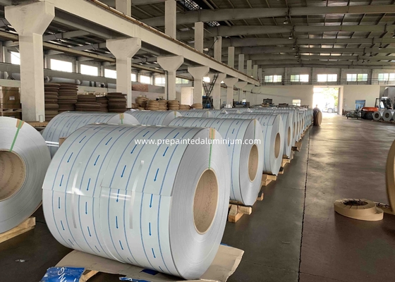 H14 Hoog polijst Witte Pre Geschilderde Aluminiumrol 26 Maatdikte voor Downspouts