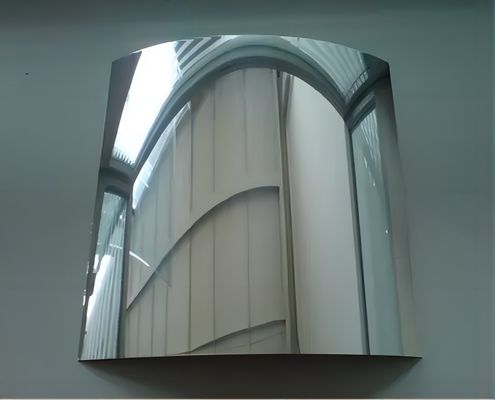 1085 H22 0,8 mm geanodiseerde aluminium spiegelplaat molen Afgerond