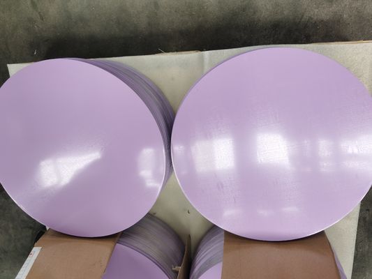 Leger1060 Aluminium met een diep trek 0,70 X 440 mm Diameter Hoog Glanzend Geverfd Aluminium Discs / Circles Voor Kookpot Maken