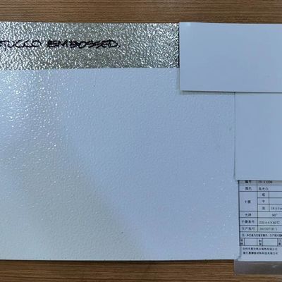 legering 3003 H24 Temperature Grade 24 Gauge Dikke witte kleur Hammer Gedrukt aluminiumplaat gebruikt voor koelkast interieurpaneel