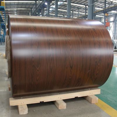 Voorgeverfde met kleur gecoate aluminium spoel met houten patroon voor vloerversiering