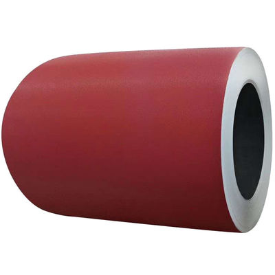 Rood gecoate aluminium spoel voorgeverfd aluminium plaat/plaat/paneel voor gordijnwand