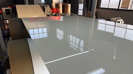 0.75mm X 48''legering 3105 Kynar PVDF Matte Grey Ral 7046 Kleur voorgeschilderde aluminium spoel voor aluminium dakplaat