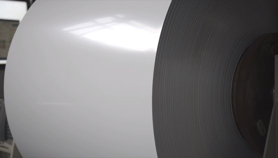 Voor de vervaardiging van ACP-aluminium-plastic Composite Panel Alloy1100 H14 0,18 mm X 1000 mm Ral 9016 Color Coating Aluminium Sheet