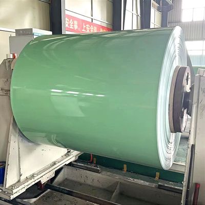 Groene 2,0 mm voorgeverfde, met kleur gecoate aluminium spoel voor treinkafdelingspannen