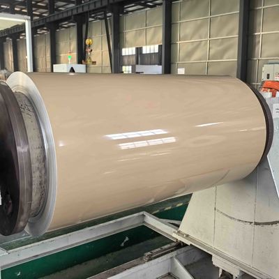 Lichte duurzame PE-aluminiumspoel met oranje rollen voor ventilatiekanalen