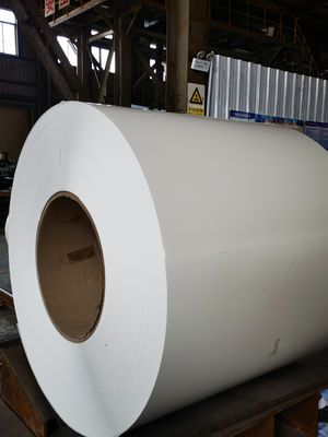 1.2 mm × 1200 mm 1000-serie Aluminium wit gecoate gekleurde spoel