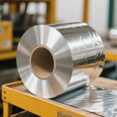 legering 8011 H42 Temperatuur 0.07mm Dikte 200mm Breedte Aluminium Fin Stock Voor airconditioning Warmtewisselaar Fin