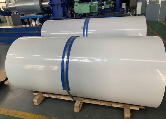 2250mm breedte ultrabreed legering 5052 H26 hoogglanzend wit gecoate aluminium spoel gebruikt voor het maken van bus en vrachtwagen doos