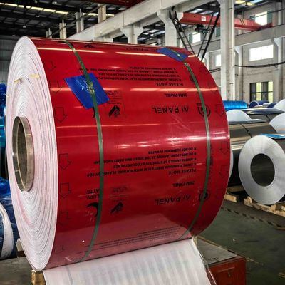 0,38 mm dikte aluminium spoel met aangepast patroon, gelamineerd en gekleurd, met recyclebaar materiaal