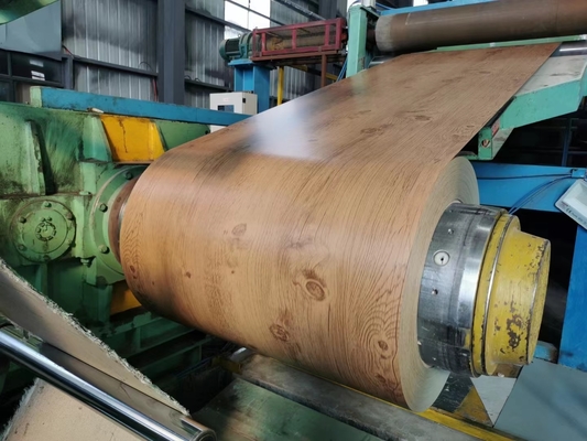 Alloy1060 H34 0,40 mm x 1220 mm houten korrel kleurcoating aluminium plaat voor het produceren van ACP - aluminium -plastic composietpaneel
