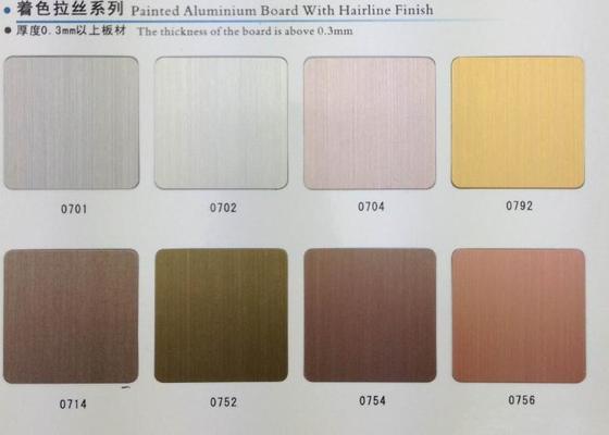 Wire Drawing Finish Colored Aluminum Coil Alloy 3003 0.70mmThickness Prepainted Aluminium Sheet For Home Appliance Panel