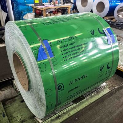 Legatuur 3003 Voorgeschilderd aluminiumplaat 0,032'' voor productie dakbedekkingssystemen