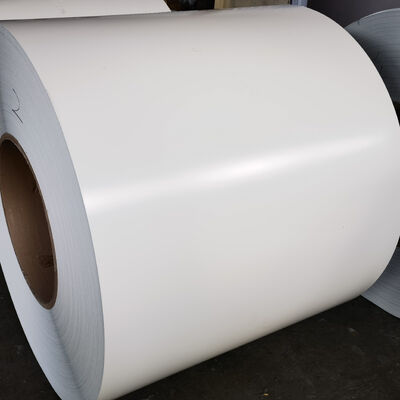 Hoogglanzende PVDF-gecoate aluminium spoel 3003-H14 in signaalwit RAL 9003