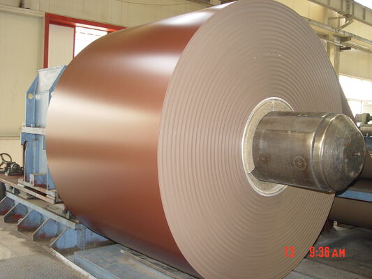 Triple-layer Fluorkoolstof Geverfd Aluminiumplaat 5052 Leger in Custom Metallic Champagne Gold