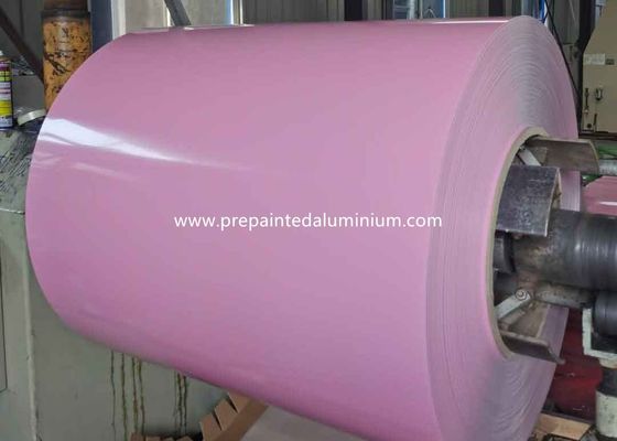 Roze kleur 0,45 mm 1200 mm Voorgeverfde aluminium spoel gebruikt voor de productie kookpot