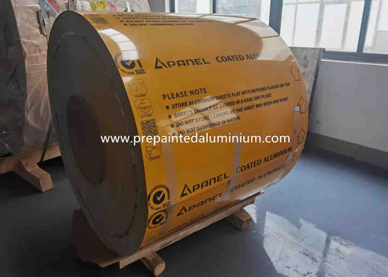 MTC Breedte 2490mm Vooraf geverfte de Oppervlaktedeklaag van de Aluminiumrol PVDF